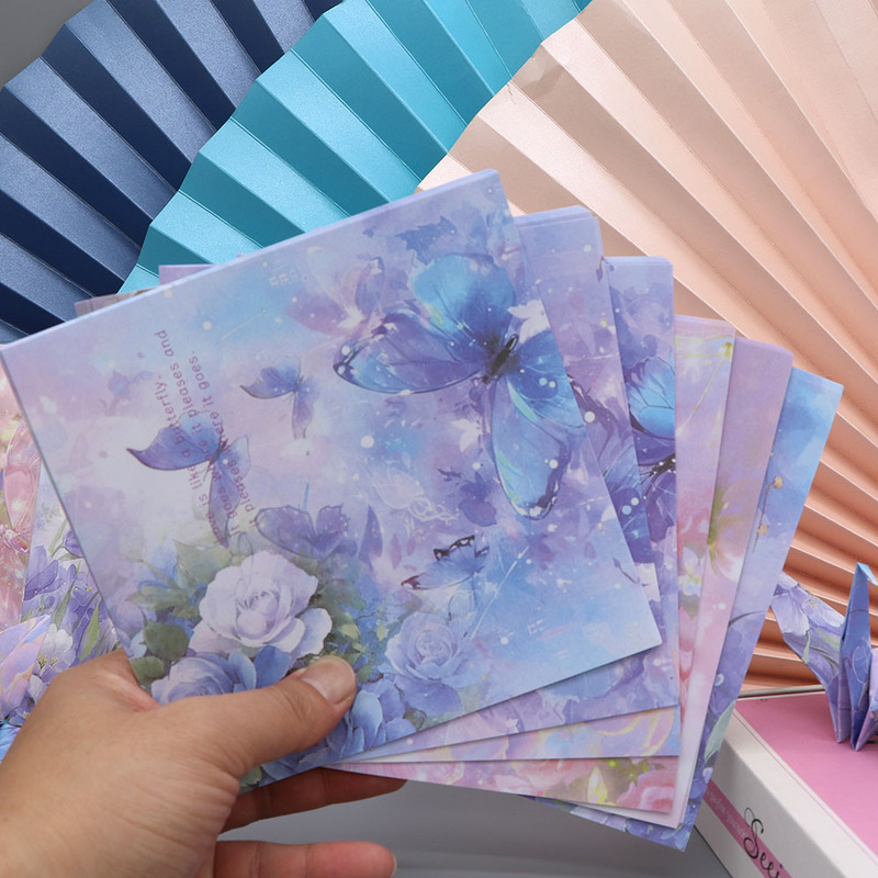 Handmade Origami Square Paper, Creative Origami, Handmade Class Materials, 15cm Double-Sided Printed Sheets