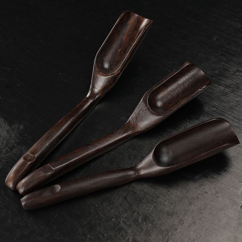 Black Sandalwood Six Gentlemen Tea Spoon Kung Fu Tea Set Tea Ceremony Accessories