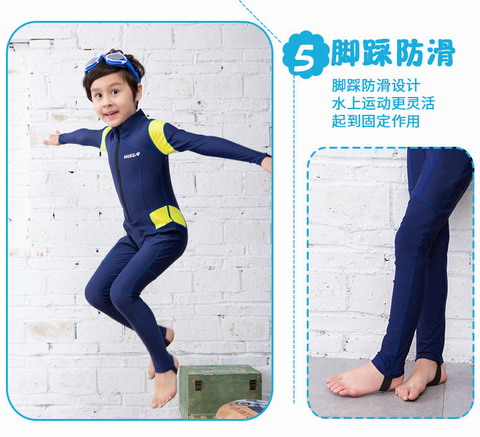 Trẻ em Xiêm trùm đầu dài tay áo chống nắng Áo tắm quần bé trai Quần lặn phù hợp với bé trai Cô gái Spa bơi ngoài trời do boi cho be