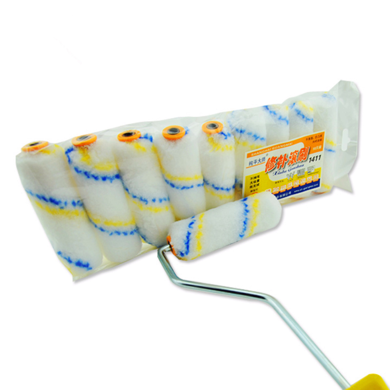 Paint Brush Roller Light Mai Paint Roll Brush 4 Inch Roller Brushed Emulsion Varnish Brushed Wall Roll Brush Paint Resistant