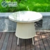 之 Ghế bấc trắng Ban công Bàn ngoài trời Bàn ghế ngoài trời Đồ nội thất năm món Phòng khách Cafe Bàn ghế bấc - Bàn ghế ngoài trời / sân bộ bàn ghế ngoài trời Bàn ghế ngoài trời / sân