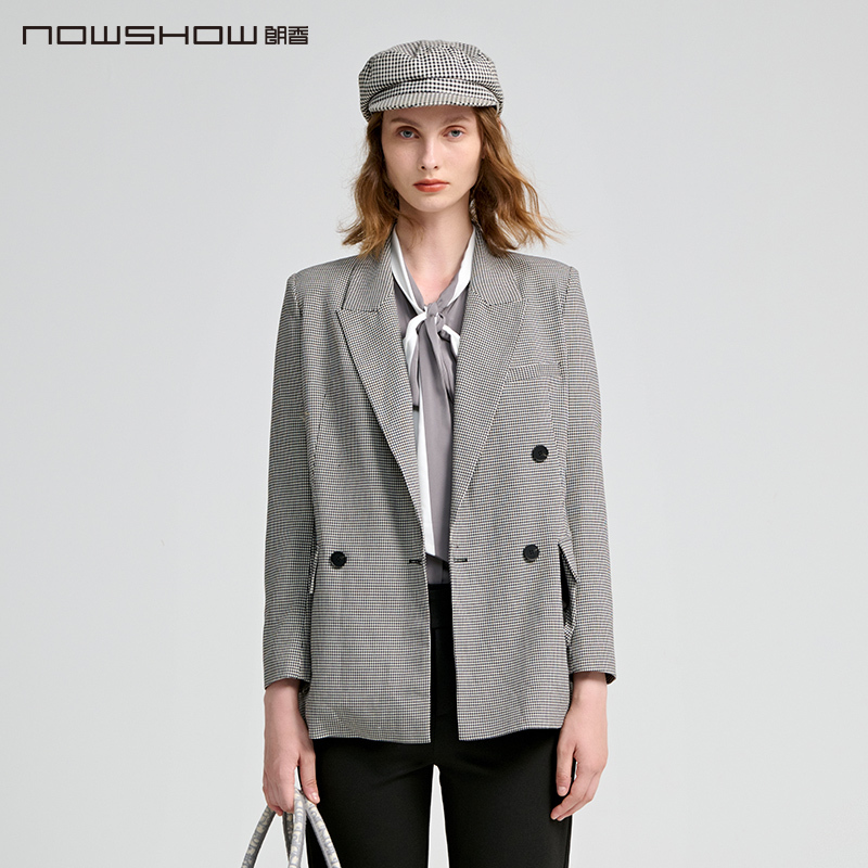 Nowshow Langxiang Houndstooth Suit Jacket 213102 Nowshow Langxiang Houndstooth Suit Jacket 213102