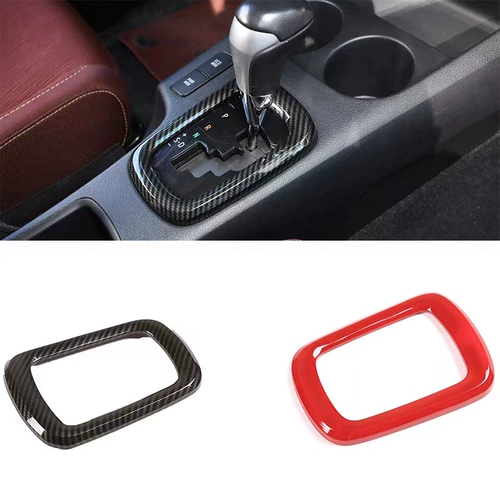 Подходит для коробки передач Toyota Hilux 15-21, рисунок из углеродного волокна, комплект декоративных принадлежностей из 1 предмета.