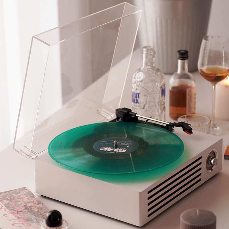 Didatime flowing time retro LP vinyl record player phonograph multi-function with Bluetooth speaker for gift