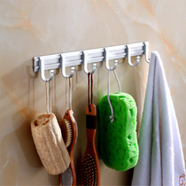 Space aluminum clothes hook toilet door rear Hook bathroom adhesive hook wall hanging hook hook hook kitchen adhesive hook