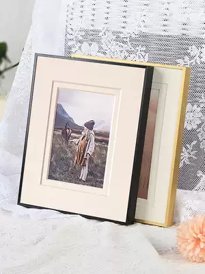 Metal table photo frame aluminum alloy 10 inch three-dimensional display 6 inch 7 inch home decoration ornaments can be washed photos