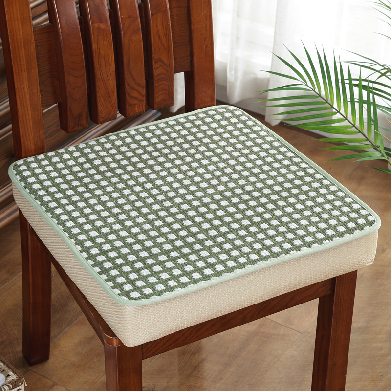 Winter sponge thickened cotton hemp chair pad Four seasons office student booster seat cushion Car seat cushion Dining chair cushion