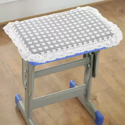 Four seasons universal thickened cotton linen sponge chair cushion non-slip fabric cushion student butt pad office seat cushion