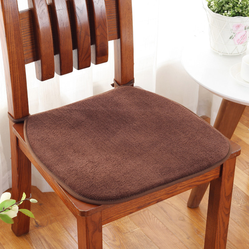 Customized winter thick non-slip plush chair cushion sponge office student seat cushion dining chair cushion car seat cushion