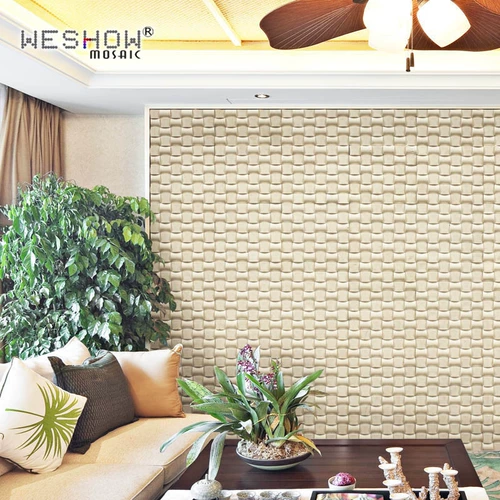 Мраморная мозаичная плитка Трехмерная телевизионная фоновая настенная барная стойка ванная комната кухня каменная стена плитка