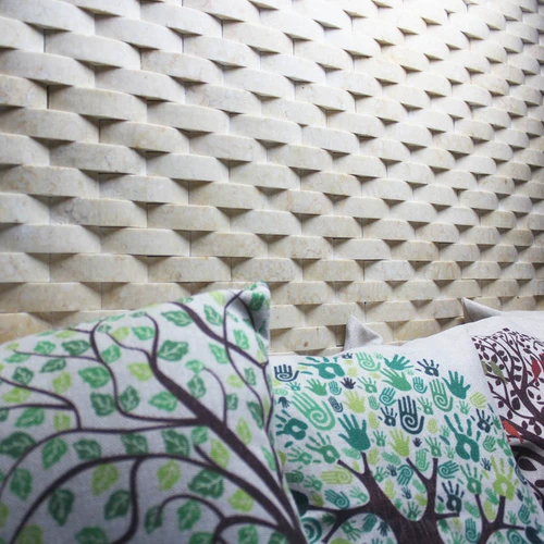 Мраморная плетеная электрическая трехмерная мозаика, в 3d формате