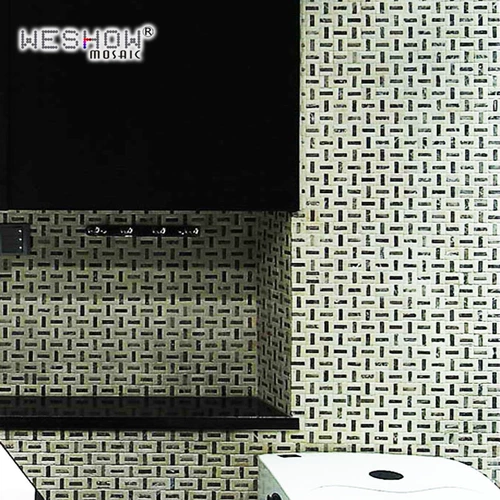 Huajiao Mosaic Stone ян бар ванная комната для душа душевой пруд фоновая стена анти -скользящая плитка плитка плитки на полу