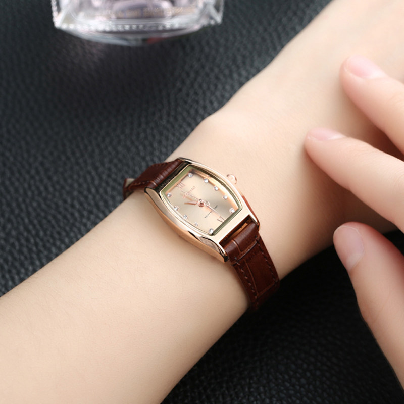 Fashion retro square watches women Watch Women Waterproof minimalist with small Temperament Belts Lady Watches