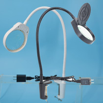  PDOK magnifying glass with LED light Jewelry jade identification Reading Painting Engraving embroidery High-definition high-power glass mirror