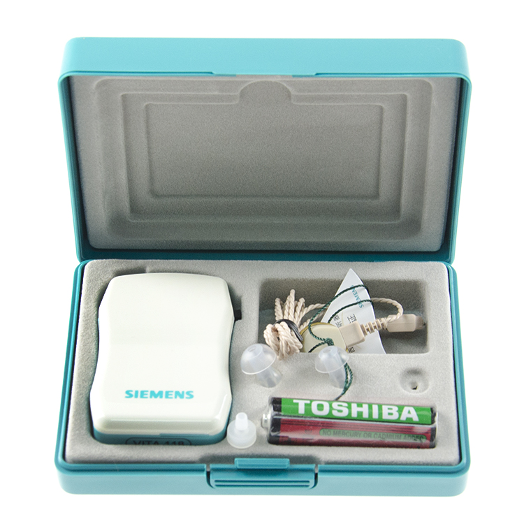 西门子助听器118型 老年人助听器盒式助听机器耳机 老人耳聋耳塞