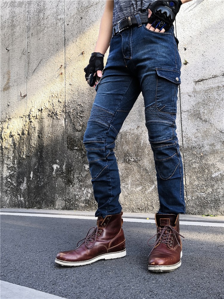 2019 New Spring Summer Army Green Harley đầu máy chống vỡ quần áo bảo hộ chống xe máy quần jeans cưỡi quần đua xe máy nam - Xe máy Rider thiết bị gang tay xe may