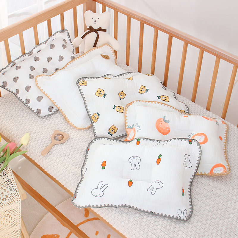 Baby stereotyped pillow 0 to 6 months or more to correct head - shaped newborn baby pillow summer breathable