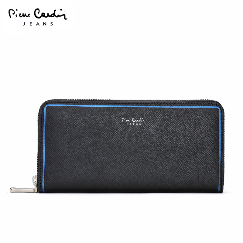 Pilkadan nam Wallet da đơn giản dài Zip-Up Túi Hand Clutch Clutch Bag cho doanh nghiệp Casual Wallet Clutch Clutch Bag