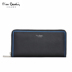 Pilkadan nam Wallet da đơn giản dài Zip-Up Túi Hand Clutch Clutch Bag cho doanh nghiệp Casual Wallet Clutch Clutch Bag 