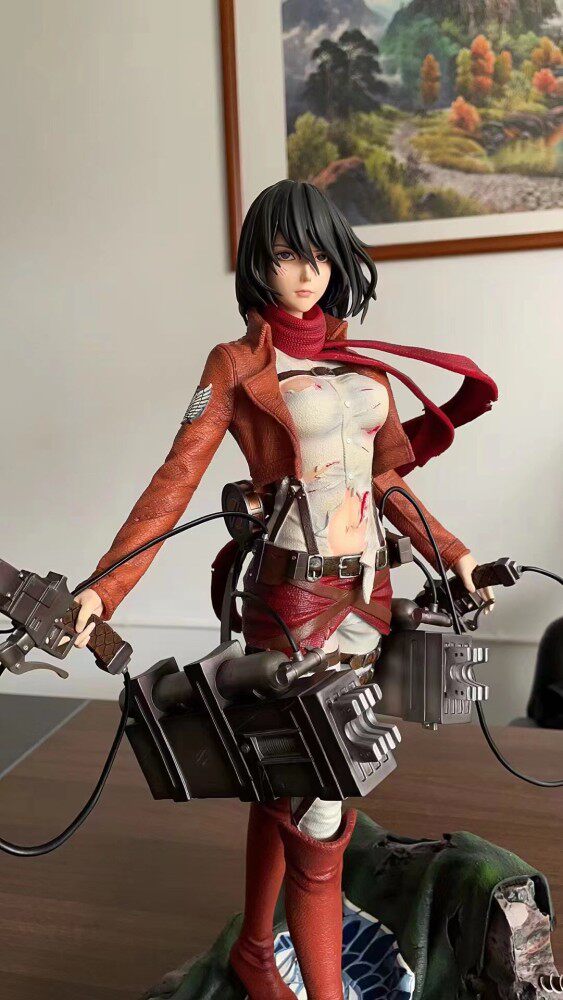 YAKUZA Studio Attack on Titan Mikasa·Ackerman 1/4 Resin Statue In