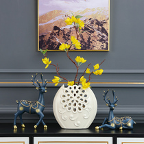 Property Deer Living Room Wine Cabinet Wine Rack Swing Piece Home Creativity Eurostyle American TV Cabinet Genguan Creative Decoration