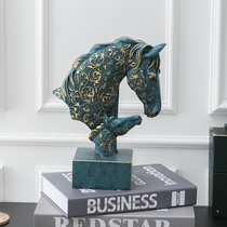 Horse pendulum pieces Crafts Gifts Gifts of gift Merchants Creative Home Furnishing Living-room Bookcase Wine Cabinet Desk Face Decoration