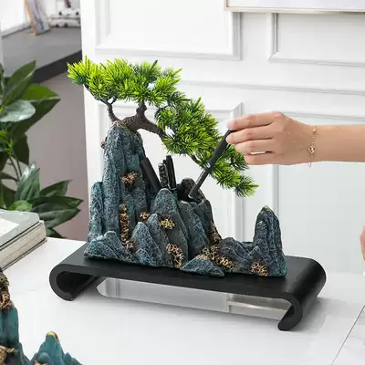 New Chinese-style rockery ornaments Yingkesong home accessories living room entrance town house layout landscaping creative decoration