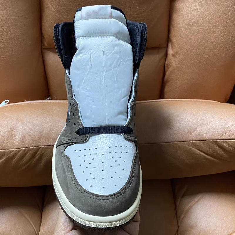 Travis Scott Ts Sp Dark Brown High-Top Men's and Women's Sneakers Retro Basketball Casual Shoes Cd4487-100