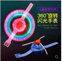 2020 Flash Music Windmill Watches Led Seven Colorful Luminous Watches Children Electric Toys