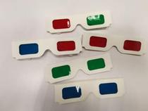 Paper red blue 3D glasses red red blue blue-green green paper glasses 3D stereo glasses decoding glasses