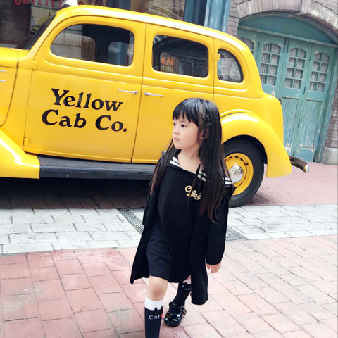 Ưu đãi đặc biệt của Hoa Kỳ mùa thu Hàn Quốc phiên bản Hàn Quốc của mẹ mặc áo dài mẹ-con áo len dài đan áo len dài tay áo trẻ em