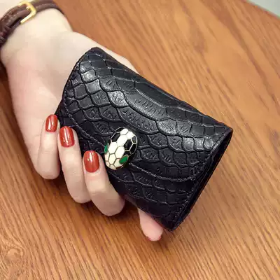 Leather card bag wallet all-in-one bag female multi-function small Korean multi-card exquisite high-end cowhide change bag