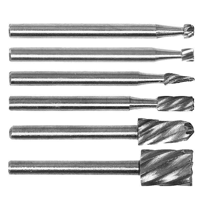 Carbide rotating file set wooden carving head milling cutter metal polishing head skull sculpture playing carving