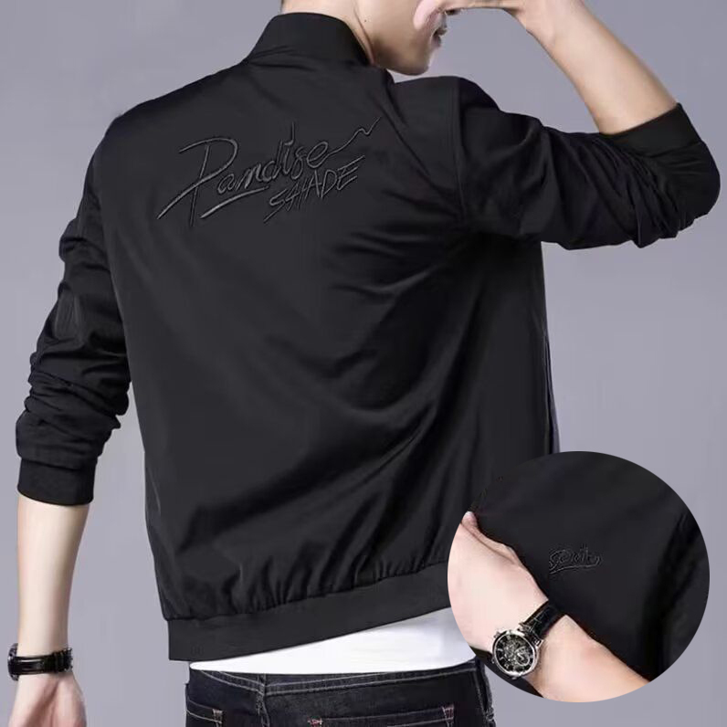 Spring and Autumn Men's Jacket New Fashion Stylish Embroidered Thin Men's Jacket Top Baseball Jacket Men's Trendy Clothing Spring and Autumn Men's Jacket New Fashion Stylish Embroidered Thin Men's Jacket Top Baseball Jacket Men's Trendy Clothing