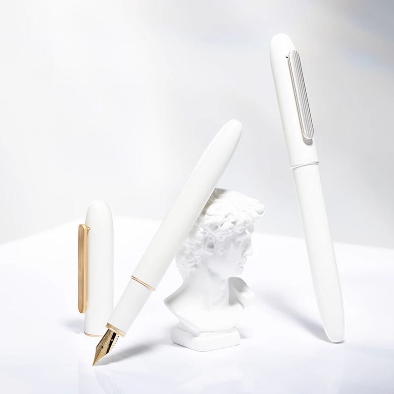 Half sentence white white color no comic pen student with hard pen Calligraphy Pen Business Office for male and female couples-Taobao