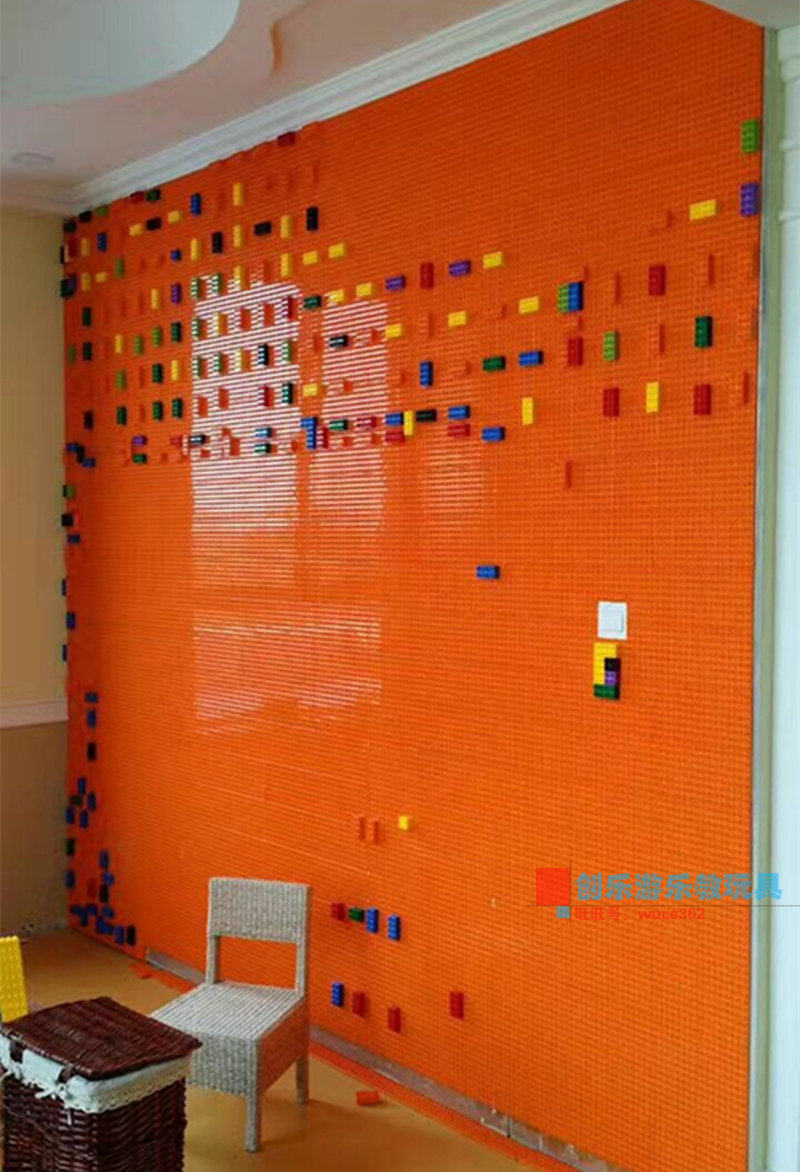Wall Puzzle Plastic Construction Toy Nursery School District Angle Construction Puzzle Toy Building Blocks Wall DIY Wall Toy