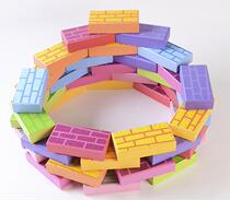 Sl Fu Gorgeous Building Brick Children Build Foam Bricks Toy Color Printed Foam Brick Kindergarten Yoga Brick