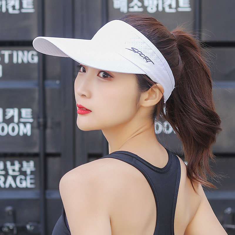 ランニング用帽子、バイザー、アウトドアスポーツ用、日焼け防止、吸汗速乾性、男女兼用、ゴルフ、野球、テニスなどに適しています。