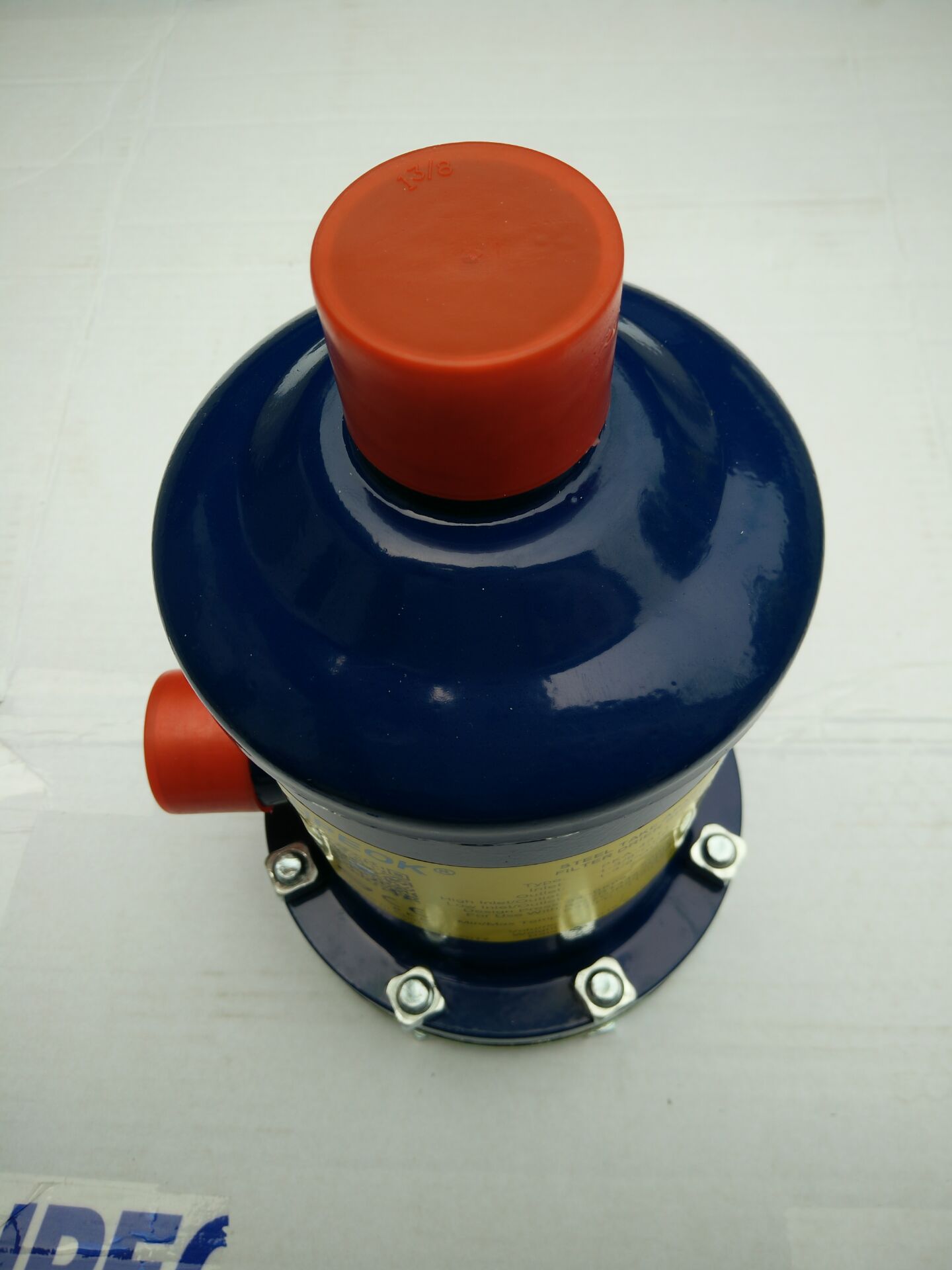 Cold storage air conditioning refrigeration drying filter barrel 4811 35mm 4813 42mm Welding flange return air filter barrel