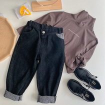 Chen Ma children jeans 2020 Autumn new products boys and girls color denim Haren pants baby personality trousers tide
