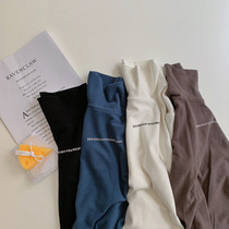 Chen Ma 2020 Autumn boys and girls letter printing base shirt children long sleeve T-shirt baby inside small and medium childrens clothing