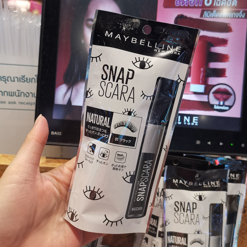 Thai counter Japanese version of Maybelline MYBELLINE new version of mascara SNAPSCARA slender thick waterproof