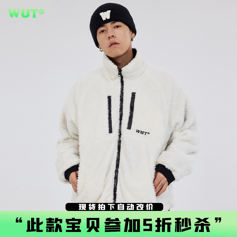 (WUT no sugar brand) Original design Double face wearing cashmere Comfortable Jacket Autumn Winter Warm Men And Women Coats