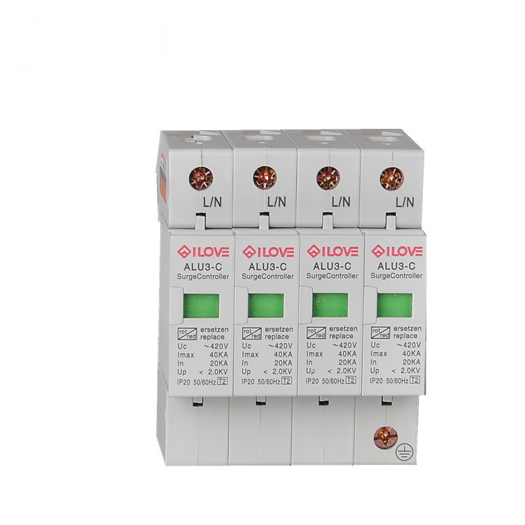 shanghai lei yu elliot surge protector ALU3-4P40 60 80 100KASPD level lightning arrester