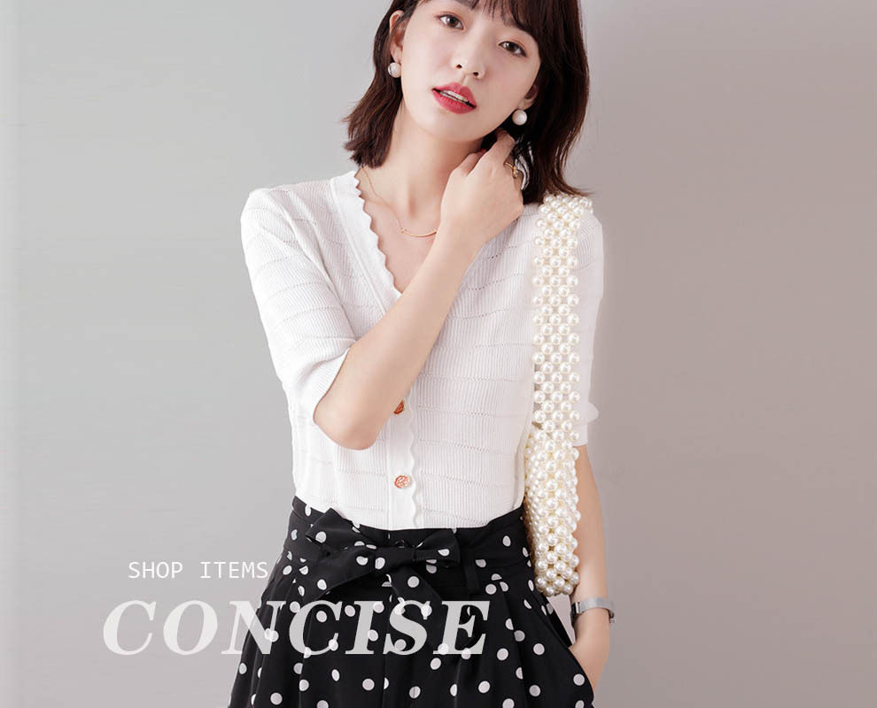 Áo cardigan dệt kim tay ngắn cổ V viền sóng chất liệu lụa đá mát mẻ — Màu đen chi tiết 1