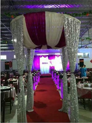 Wedding Prop Welcome Kiosk Apple Kiosk Backdrop Yarn Mantle Wedding Celebration Wish Pavilion Pavilion Yarn Mantle Wedding Ceremony Kiosk