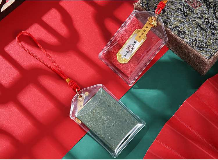 【中国直邮】 RAMBLE 普陀山灵隐寺香囊挂件 婚姻符-百年好合/个 观音赐福系列香包