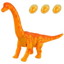 Electric projection egg laying dinosaur toy model walking dinosaur Brachiosaurus T-rex boy gift dinosaur