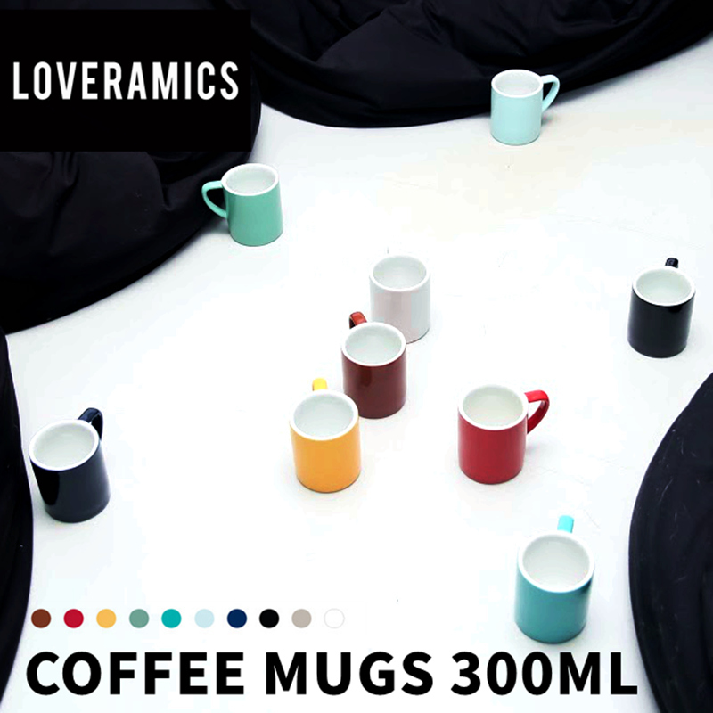 Clearance loveramics Love Tao Le Bond color ceramic American coffee pull flower mug water cup 300ml