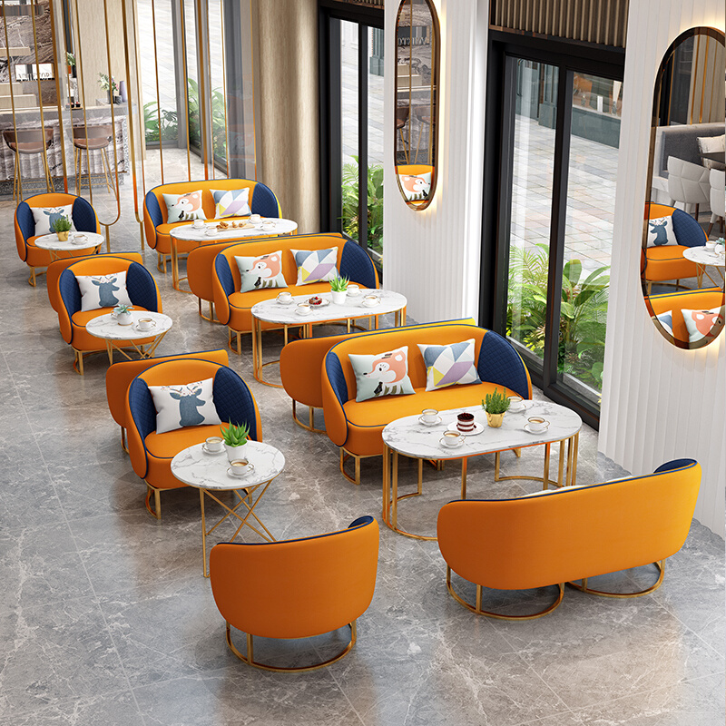 Light Extravaganza Hotel Furniture Office Sofa Business Lounge Reception Beauty Salon Sample House Display Center Guests In Talks Apartment Sofa